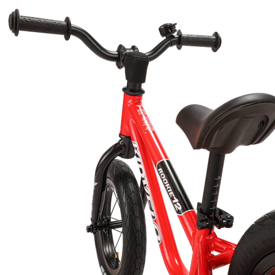 Balance Bike Neon Red | Kidvelo Bikes