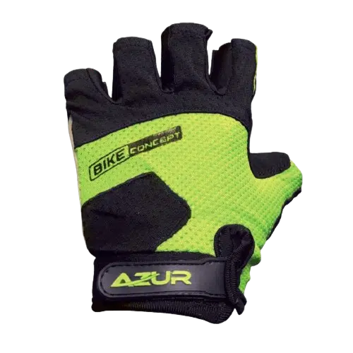 MARZE Kids Bike Gloves Anti-Slip Half Finger Cycling Gloves For Children 4-12 Y (Red