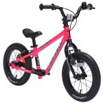 KVR14-S1-PK-Front-angle-1.jpg Rookie 14 inch Balance Bike with add-on Pedals - Pink