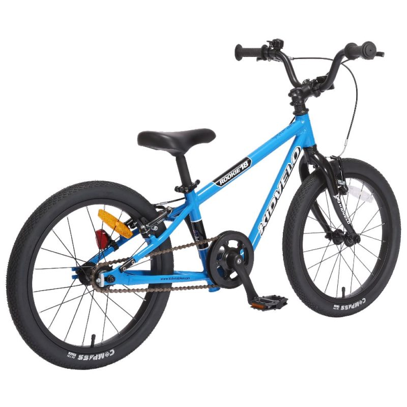 Rookie 18 inch Kids Blue Bike - Convertible Balance Bike