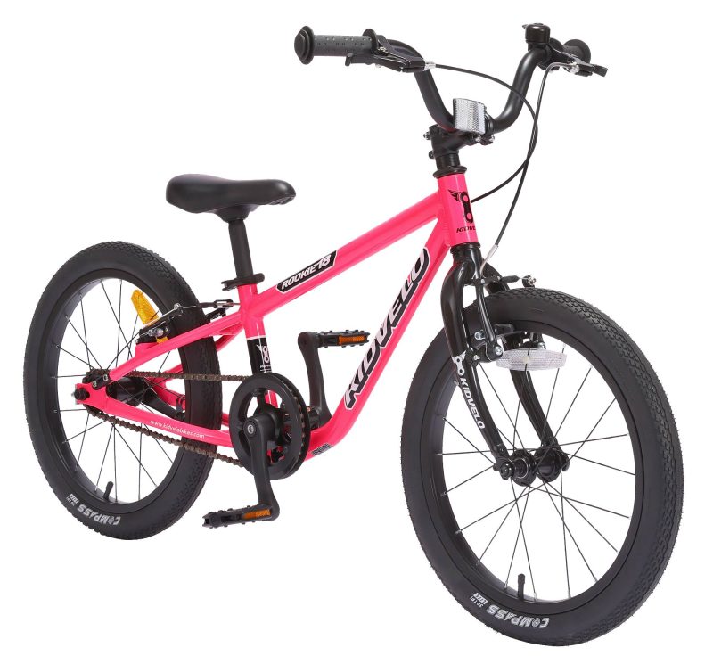 Rookie 18 inch Balance Bike with add-on Pedals - Pink