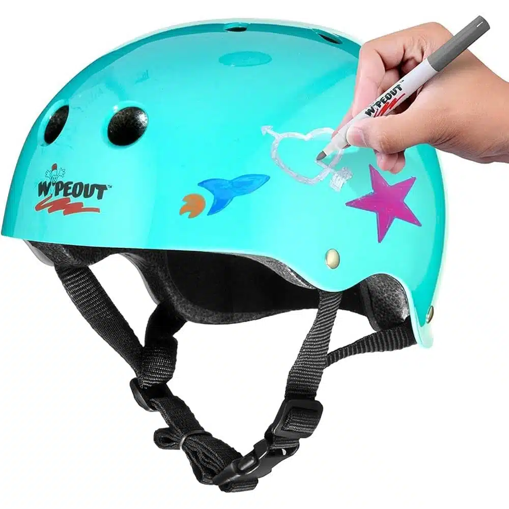 bike helmet 8+ teal Triple 8 Wipeout Dry Erase Youth Helmet Teal