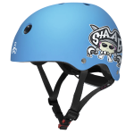 Triple 8 Lil 8 Certified Youth Staab Helmet Neon Blue Rubber