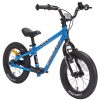 Rookie 14 Inch Balance Bike With Add-On Pedals - Blue